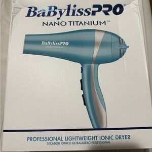 BaBylissPRO Nano Titanium Blue Hair Dryer
